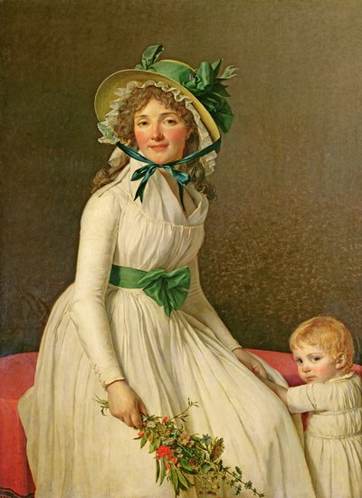 Madame Pierre Seriziat (née Emilie Pecoul) avec son fils, Emile (né en 1793) 1795 - Jacques Louis David